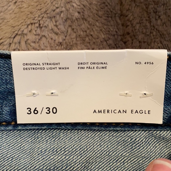 American eagle original straight 36x30 jeans - Picture 4 of 9
